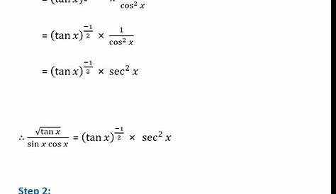 Integral Of Root Tanxsin2x Find The Common s The Equation ` 2 Sin^(2)x +sin^(2