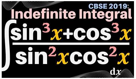 Integral Of Sin Cube X Cos Square X