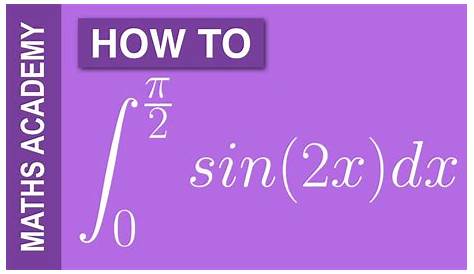 Prove the following result for the integral of f(sin2x