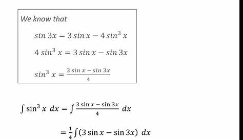Integral Of Sin3x Cos6x Evaluate The Sin 6 X Cos 3 X Dx Youtube