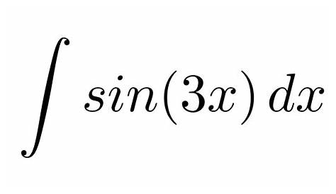 Integral Of Sin3xdx Integrate Cos^2(x) * Sin X Dx = Cos^3(x)/3 + C YouTube