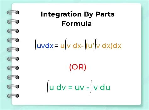 integral by parts equation