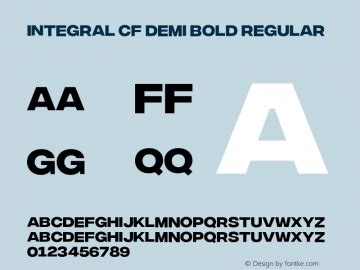 integral cf demi bold regular