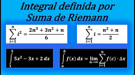 integral de riemann en una variable