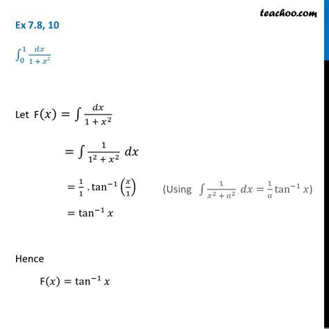integral dx/ 1-x 2