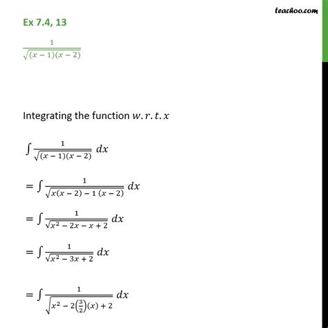 integral of 1/x 2 dx
