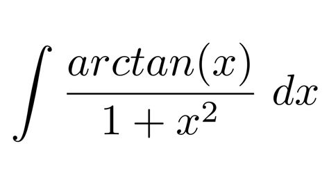 integral of arctan x/2