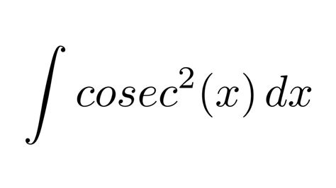 integral of csc 2 2x