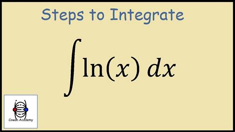 integral of ln x 1/3