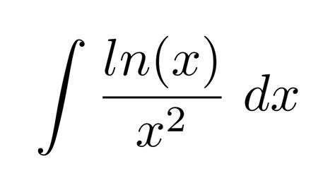 integral of ln x 2 x