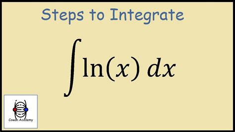 integral of ln x dx