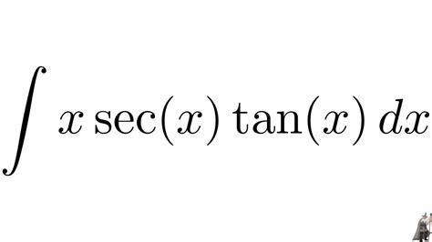 integral of secx tanx