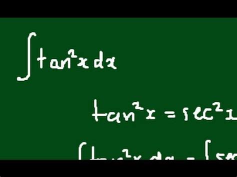 integral of tan 2 theta