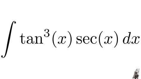 integral tan 3x secx dx