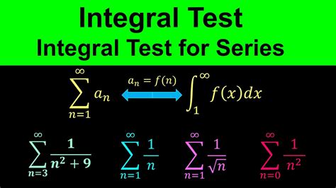 integral test examples with solutions