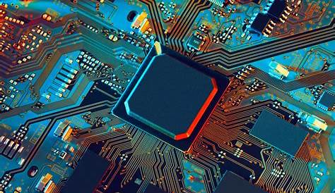 Integrated Circuit Chip Design Stock Photos & Stock
