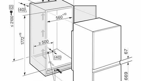 integrated fridge freezer dimensions Google Search