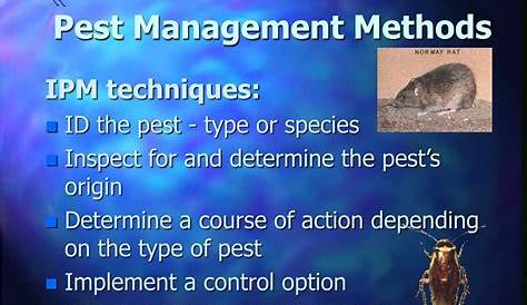 Integrated Pest Management Methods Ppt PPT PowerPoint Presentation