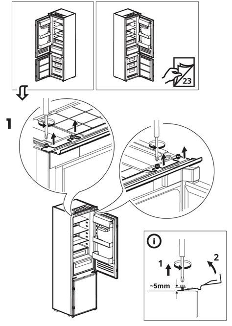 Integrated Fridge Freezer With Installation