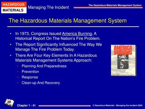 Integrated Hazardous Materials Management System