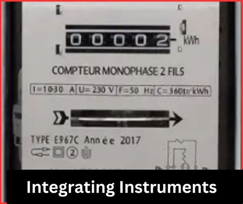 integrating instruments list