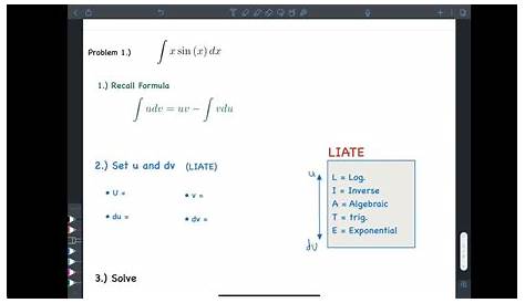 Ext2 Integration By Parts Examples using LIATE YouTube