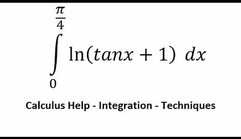 The Integral Of 1 Tanx 1 Tanx Youtube