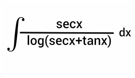 Integration Of Secx Logsecxtanx Misc 32 Definite Integral X Tan X / Sec X + Tanx