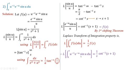 integration property of laplace transform