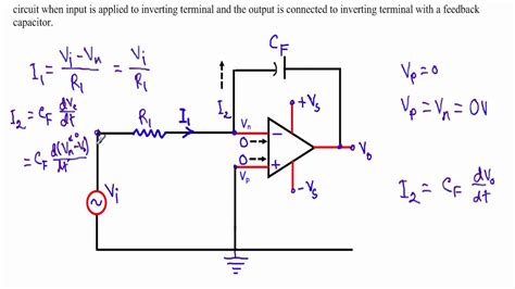 integrator circuit formula