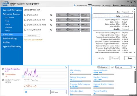 Intel Extreme Tuning Utility (Intel XTU) IntelSysteme tunen Download