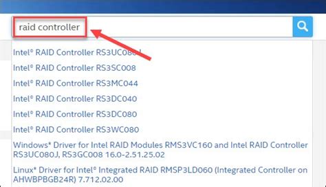 Intel Raid Controller Driver