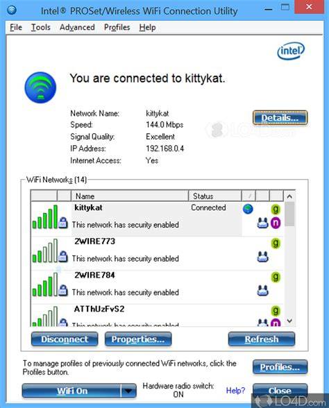 intel wifi laptop software