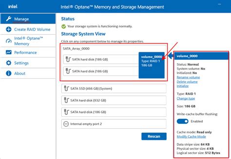 undo raid0 intel optane memory and storage management Intel Community