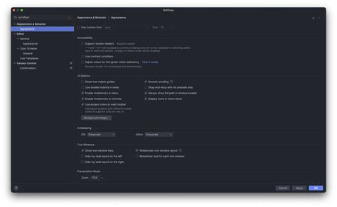 Intellij Hide Scrollbar