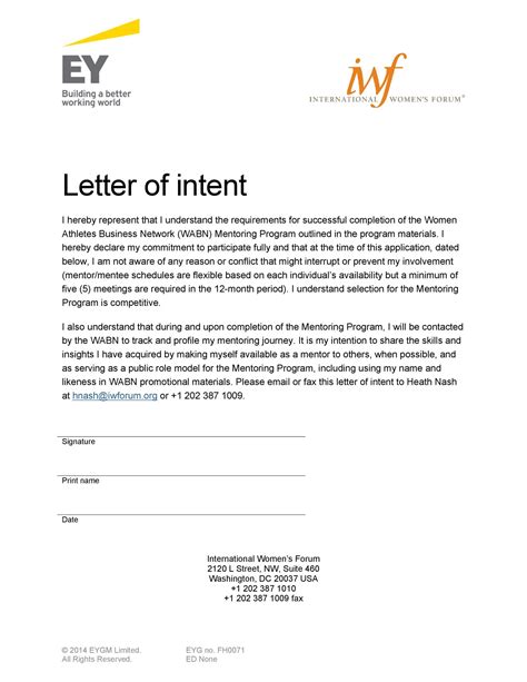 13+ School Letter Of Intent Templates PDF, DOC Free & Premium Templates