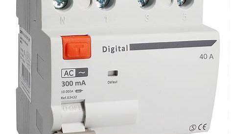 DX3ID INTER DIFFERENTIEL TETRAPOLAIRE 40A TYPE AC 300MA