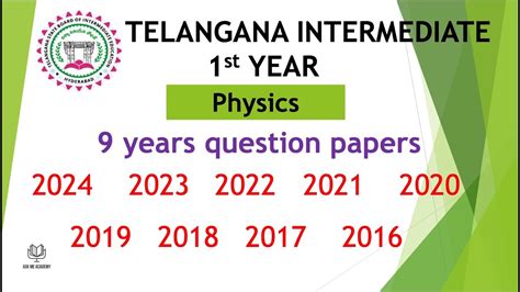 inter 1st year physics weightage 2024