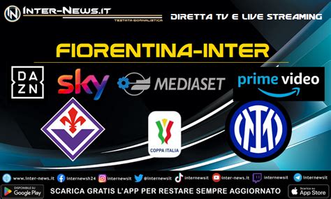 inter fiorentina diretta tv