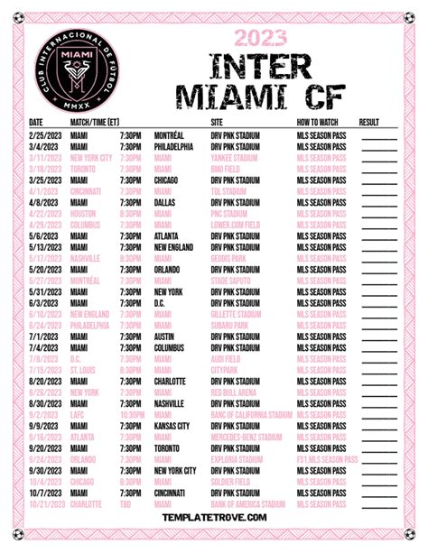 inter miami cf schedule home games