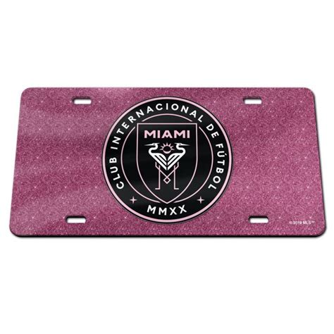 inter miami license plate