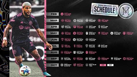 inter miami match schedule