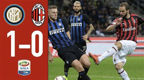 inter vs milan highlights