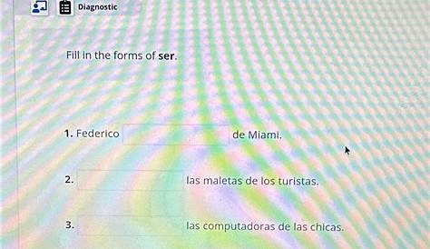 1.3 present tense of ser