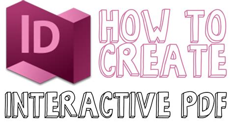 How to Create an Interactive PDF in InDesign Graphic design, Adobe