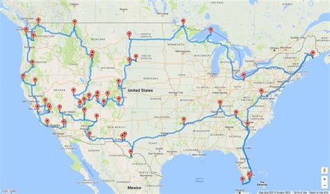 Interactive Map Usa Road Trip