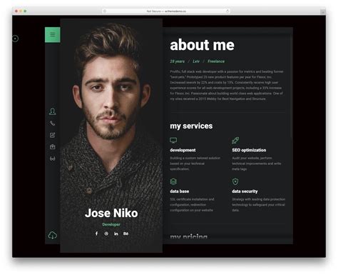 20 Best HTML Resume Templates To Make Personal Profile CV