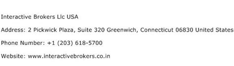 interactive brokers contact number usa