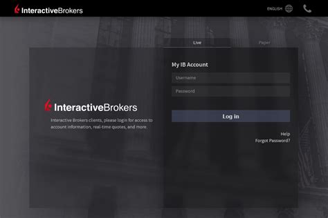 interactive brokers trading portal login