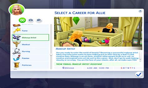 interactive career mods sims 4 list